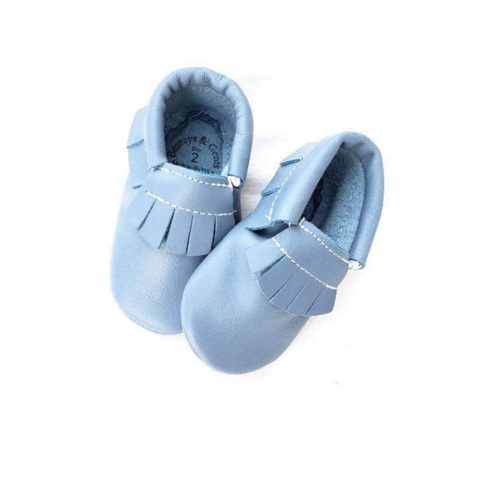 Sea Blue moccs
